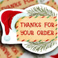 Thanks For Your Order - Business Sticker Set