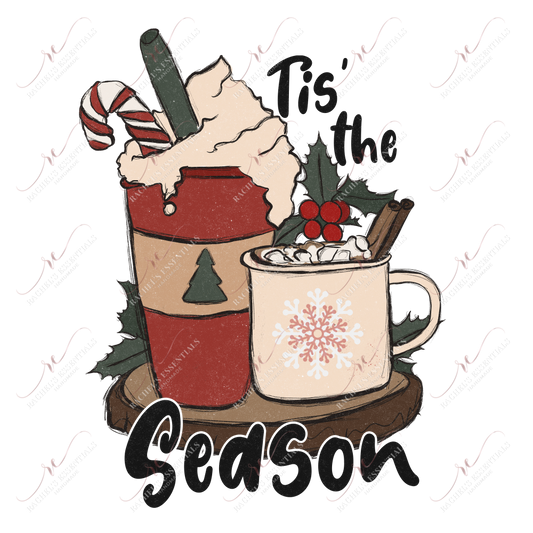 Tis The Season - Clear Cast Decal