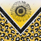 Triangle Sunflower - Ready To Press Sublimation Transfer Print Sublimation