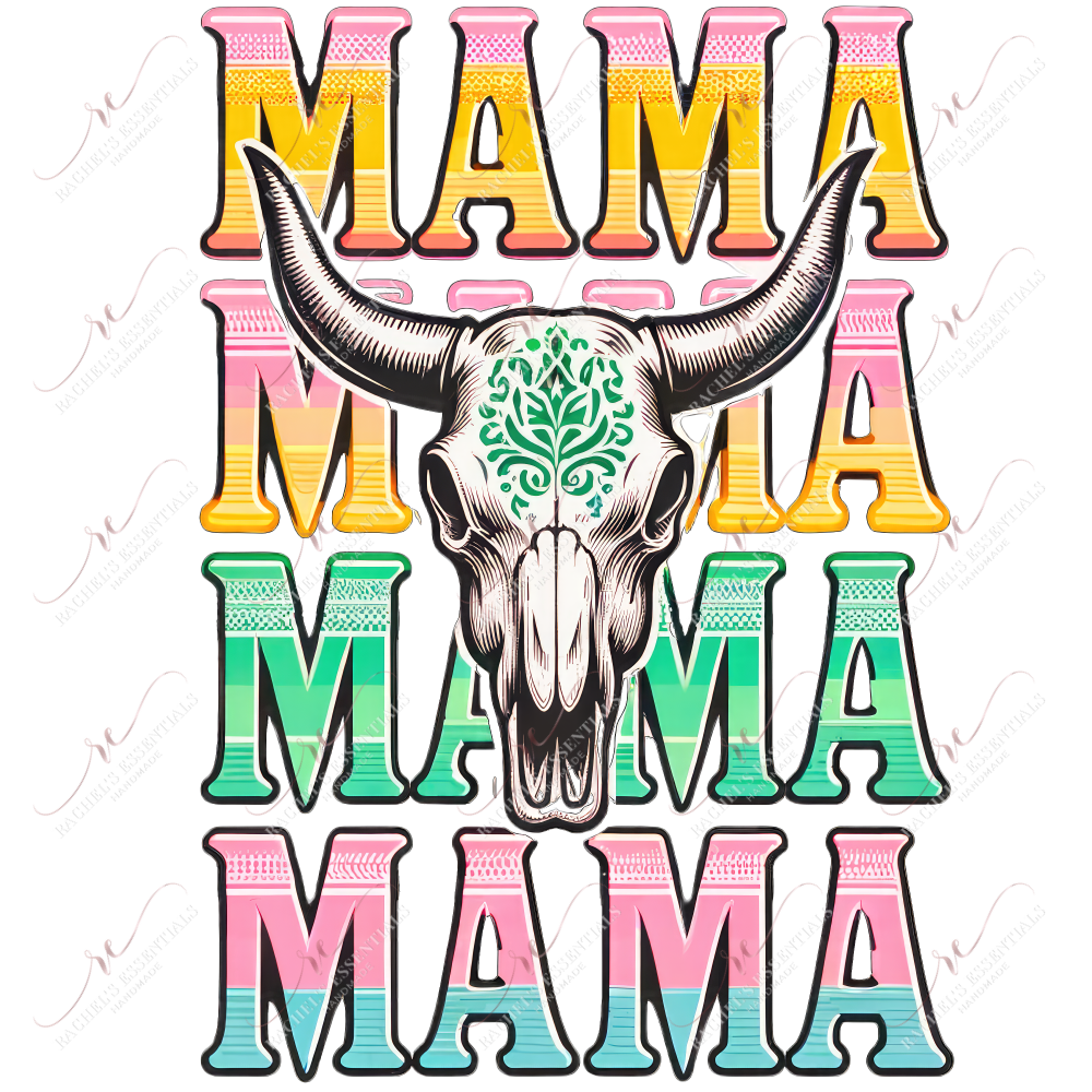 Western Mama - Clear Cast Decal