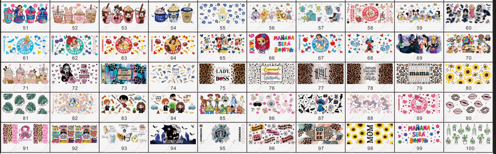 Wholesale/Bulk Uv Dtf Wraps