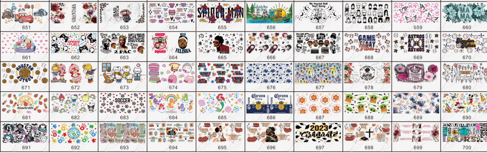 Wholesale/Bulk Uv Dtf Wraps