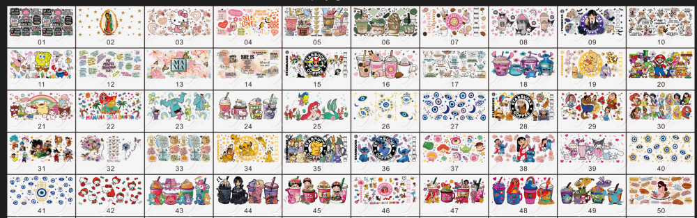 Wholesale/Bulk Uv Dtf Wraps