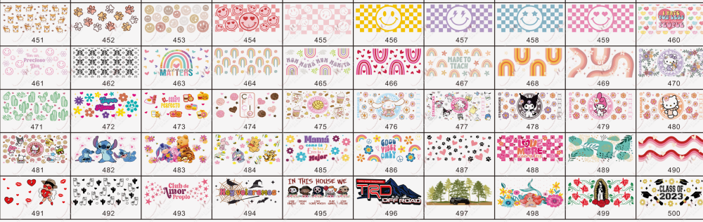 Wholesale/Bulk Uv Dtf Wraps