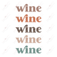 Wine - Clear Cast Decal