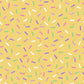 Yellow Mixed Sprinkles - Ready To Press Sublimation Transfer Print Sublimation