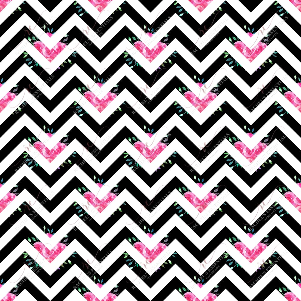 Zig Zag Flowers - Vinyl Wrap